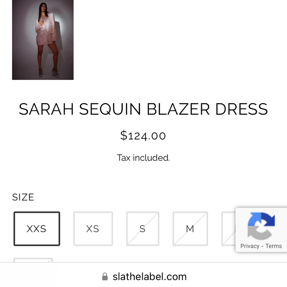 SLA the label sequin blazer dress - Picture 5 of 5